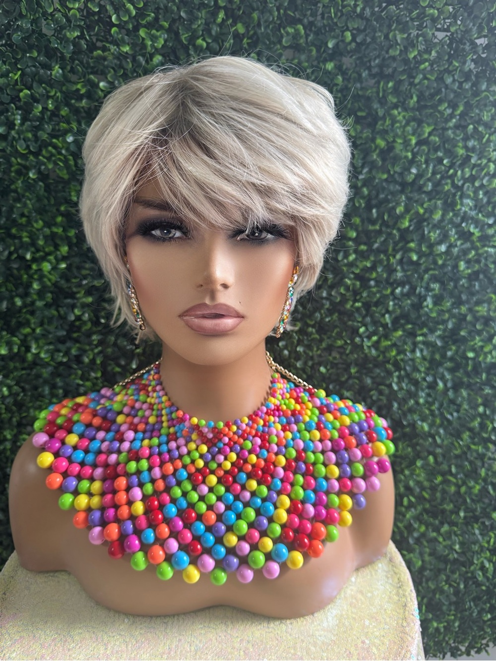 Omber pixie wig